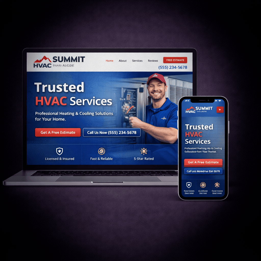 Summit HVAC website
